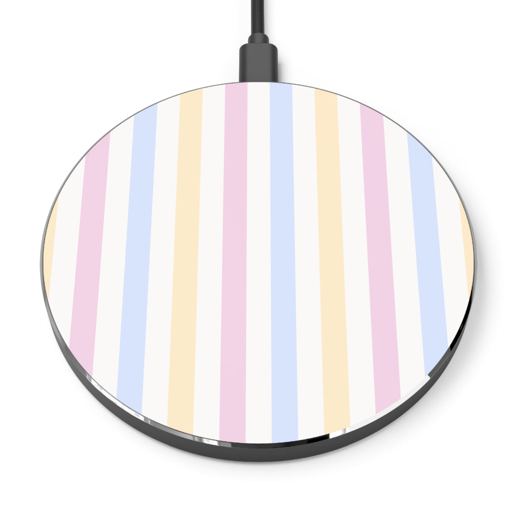 Pastel Stripe Wireless Charger