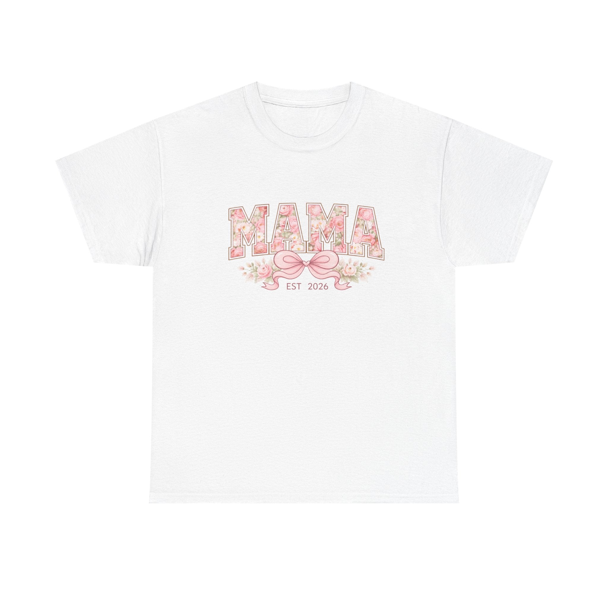 Mama Est. 2024 Floral T-Shirt — Mother's Day New Mom Gift