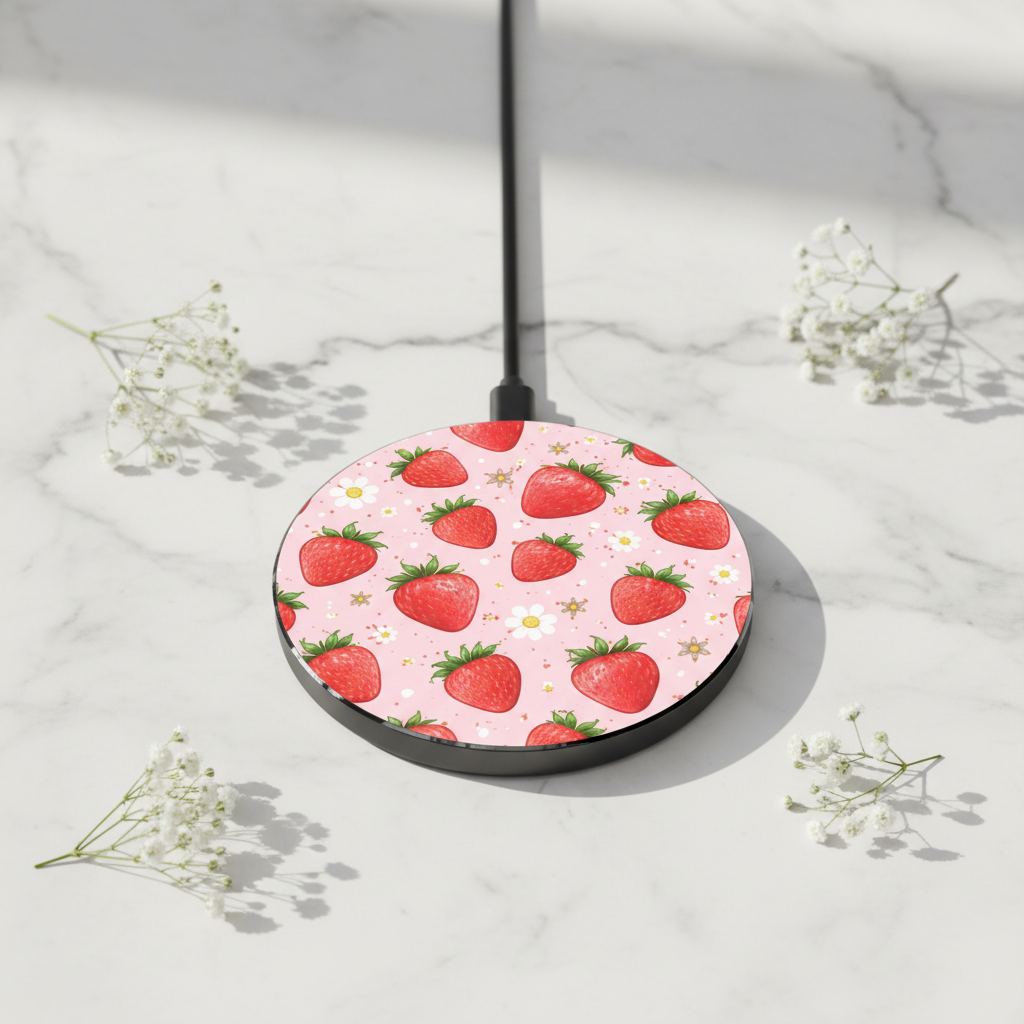 Strawberry Pattern Wireless Charger